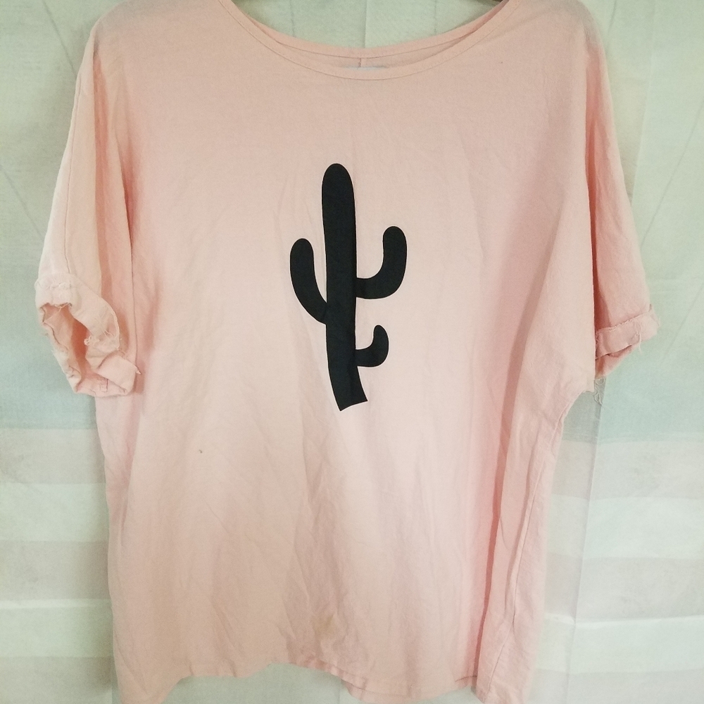 MissLook 3XL Pink w Black Cactus